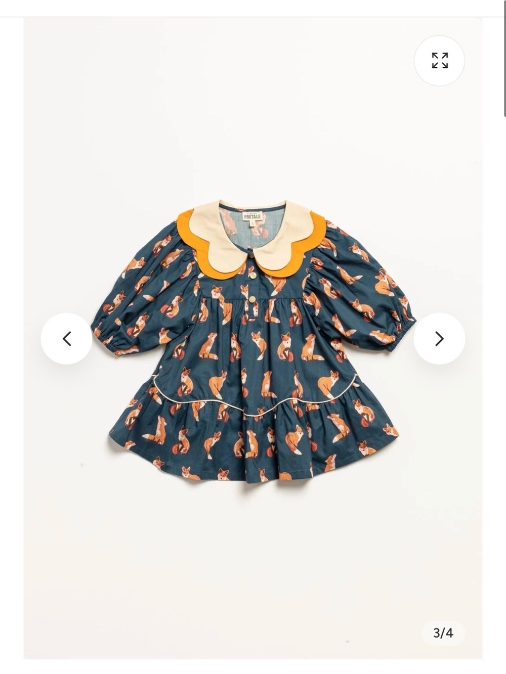 Finding Foxtale Forest Foxes Tunic Top Size 5 Woodland Fall